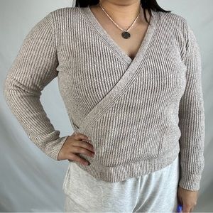 Abercrombie & Fitch Wrap Sweater